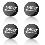 Gaolaosy 4PCS Car Wheel Hub Center Caps Stickers, 2.22 Inch, Sport/black. Fixed Price $8.84.