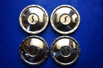 Studebaker Dog Dish Hub Caps. Fixed Price $49.95.
