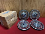 Nos 1964 Ford Galaxie Wire Spoke / Spinner Hubcaps C4AZ-1130-A Fomoco Xl 500. Fixed Price $1575.00.