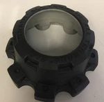 One Used Granite Alloy Open 89-9879G C603706 Black Luxury Wheel Center CAP/2580. Fixed Price $29.00.