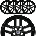 4 2025-2026 Ford Explorer Active 18" Gloss Black Wheel Skins Rim Covers Hub Caps. Fixed Price $109.99.