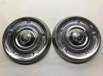60'S Vintage Amc Rambler Pair Hub Caps Dog Dish 10" Chrome Scratches Blemishes. Fixed Price $67.50.
