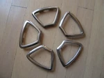 Vintage Gm Chevy Olds Pontiac Rally Wheel Stainless Steel Trim Inserts. Fixed Price $14.95.