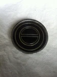Center Hubcap Ford Mustang E3AC1141 Black 3" Diameter Unknown Year. Fixed Price $9.63.