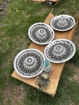 Oem 14" Buick Wire-spoked Hubcaps. Set Of Regal 1980-1987 PART#25506533. Vtg. Fixed Price $150.00.