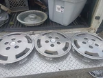 Three Genuine 13" Pontiac Sunbird Phoenix 5-SLOT Hubcap Wheel Cover 1984 1989. Fixed Price $50.00.