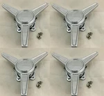 Set 4 Spinner Fits U.s. Mags Wheel Rim Chrome Center Caps Tribar Knockoff. Fixed Price $149.75.