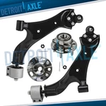 Front Lower Control Arms Wheel Bearings Hubs Kit For 2010 - 2017 Equinox Terrain. Fixed Price $182.08.