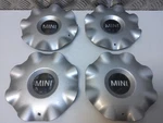 Mini R60 Countryman 18" R126 Turbo Fan Alloy Wheel Centre Cap Set 9804231. Fixed Price $109.05.