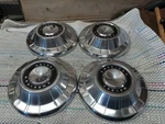 Wheel Center Caps 1967-1969 Amc Rambler Rebel Ambassador Dog Dish Hub 10". Fixed Price $69.90.