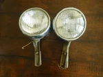 1946 1947 1948 Fog Lights 5" Blc Deluxe Chevrolet Gmc 856-J Vintage Working. Fixed Price $150.00.