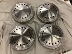 Dodge Plymouth Cop Car Dog Dish Set Of 4. Fixed Price $139.99.