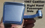 Oem 1967 Cadillac Coupe Deville Passenger Right Side Interior Door Handle. Fixed Price $56.00.