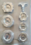 Ford Mustang Gt 500 Kr Fluid Caps Shelby Svt Original 7 Piece Set Nos. Fixed Price $500.00.