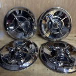 4 Vintage 1957 Dodge Lancer Knight Hubcaps Wheel Covers Center Classic. Fixed Price $265.00.