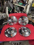 Vw Volkswagen Porsche 356 Nipple Hub Caps Wolfsburg 1950 1960 Bug 10.5. Fixed Price $189.00.