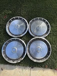 70'S Ford Mustang 14" Hub Caps Wheel Covers Set Of Vintage. Fixed Price $40.00.