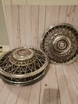 Oem 1989-93 Cadillac Deville Eldo Seville 14 Wire Spoke Hubcap Wheel Cover. Fixed Price $65.00.