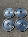Genuine 1977 Cadillac Coupe Deville Sedan Hubcaps Wheel Covers. Fixed Price $126.50.