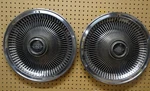 (2) 1964-67 Buick Riviera 15" Finned Turbine Hubcap Wheel Cover. Fixed Price $149.95.