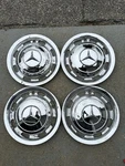 4 1955-1960 Mercedes Benz W128 W180 Pontoon 13 Wheel Covers Hubcaps Blemishes. Fixed Price $124.99.