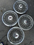 1984 1988 Oldsmobile Cutlass Supreme Wire Hubcaps Set Of Oem Gm Centers. Fixed Price $199.99.