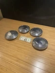 Oem Vintage Plymouth / Chrysler Chrome Car Wheel Center Caps (set Of 4). Fixed Price $59.95.