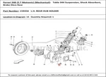Ferrari Part 159356 Lh Rear Hub Housing. Fixed Price $1209.00.