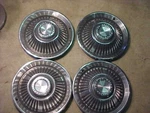 Pontiac 1963-65 Bonneville Lemans Tempest Set 14" Hubcaps Wheel Covers Nice. Fixed Price $74.99.