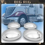 8" Chrome Dome Style Hub Caps Rear Axle Wheel Covers For Semi Truck Set Of 4. Fixed Price $45.98.