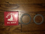 Nos 1954 Ford Crestline Customline Mercury Monterey 2.627" Front Wheel Oil Seals. Fixed Price $12.00.