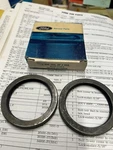 Ford B5AZ-1190-A Grease Retainers Pair Front Wheel Drum Brakes Mustang 65-66. Fixed Price $19.99.
