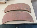 Nos Oem Foxcraft Ford 1967 Galaxie 500 Fender Skirts Pair. Fixed Price $159.00.