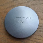 Ford Mustang Center Cap, 1999-2004 Part # XR33 1A096 Fa Repainted Damaged. Fixed Price $49.95.