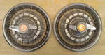 1964-1966 Amc Rambler Hubcaps / Wheel Covers (wire Spoke) (spinner) (2) (14"). Fixed Price $150.00.