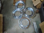 1957 Ford Trim Rings Wheel B7A-18303-B. Fixed Price $40.00.