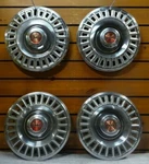 Set Of 1967 68 71 72 Pontiac Firebird Tempest Ventura 14" Hubcap Red 5002. Fixed Price $90.00.