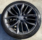 Acura Ilx 18X7-1/2 15 Spoke Charcoal Alloy Wheel W/tire (ONLY#1) 19-22 107088. Fixed Price $300.00.