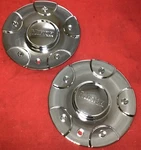 Two New Miror Alloys Wheels Chrome Custom Center CAP806L156A /8469-70. Fixed Price $59.00.
