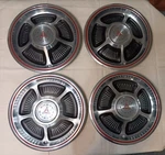 Nos 1970 Dodge 14" Hubcaps Part # 2944441 Challenger, Charger. Fixed Price $2500.00.