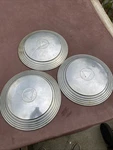 Vtg 12 7/8 Hubcaps 1948-1953 Hudson Hornet/wasp/jet Liner Wheel Covers Center. Fixed Price $50.00.