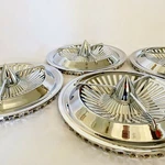 16" Classic Dodge Polara Style Hub Caps X 4 Bullet Centers- Full Chrome. Fixed Price $299.95.