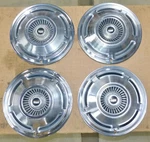 1970 Ford Custom Galaxie 500 Ltd Fastback Conv Orig 15" Hub Cap Wheel Covers Set. Fixed Price $199.00.