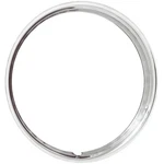 (2) Wheel Vintiques Trim Ring Hot Rod Style - Ribbed 14" Diameter Stainless. Fixed Price $110.99.
