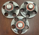 Lot Of 3 Amc 1970'S American Motors Rally Wheel Center Hubs Caps. Fixed Price $65.00.