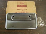 Nos Oem Ford 1958 Accessory License Frame Fairlane Thunderbird 1959 1960 Galaxie. Fixed Price $319.00.