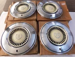 Nos Oem Ford 1975 1978 Galaxie 500 Ltd Wheel Covers Hub Caps Set 15" 1976 1977. Fixed Price $329.00.