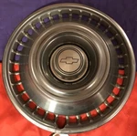 Chevy Chevrolet Nova Hubcaps 14'' 1968 Wheelcover Rally 32 Slot Oem. Fixed Price $19.98.