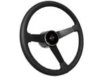 14" Black Leather Gm Steering Wheel Deluxe Telescopic Kit For 1984-89 Corvette. Fixed Price $449.99.
