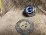Used Ford C4AA-1141-A 1964 Galaxie Wheel Center Chrome Cap. Fixed Price $49.00.
